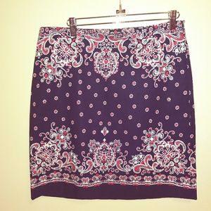 Talbots skirt like new! Dark Navy